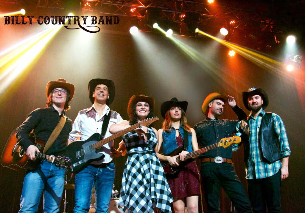 Les membres du groupe de musique Billy Country Band